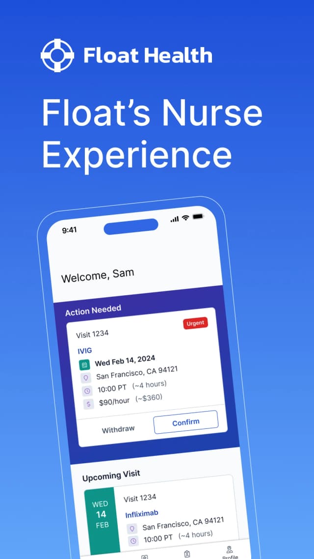 Float app screenshot