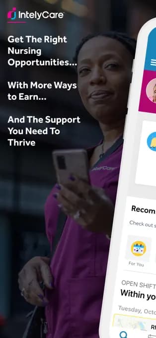 IntelyCare app screenshot