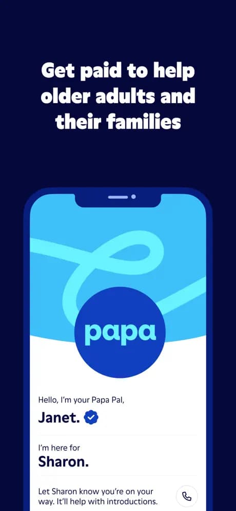 Papa app screenshot
